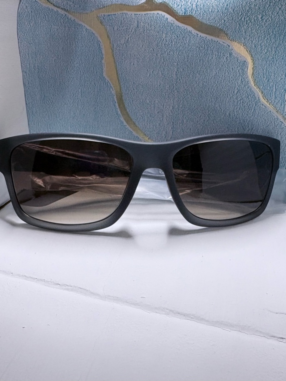 KENNETH COLE Reaction Matte Black Frame Sunglasses with Smoke Lenses